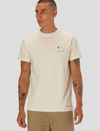 Clean Cut Copenhagen Patrick Organic Tee - Cream - XL