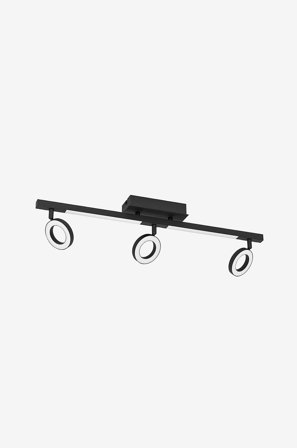 EGLO - Kohdevalo Cardillio 2 With 3 Lights - Musta - Kohdevalaisimet - - Homeroom