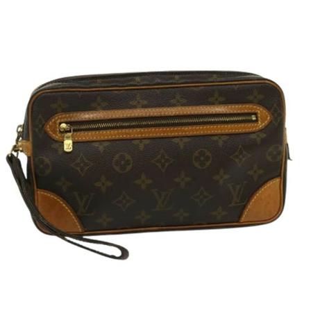 Louis Vuitton Vintage, Pre-owned Canvas Marly Dragonne Bruin, Dames, Maat:ONE Size