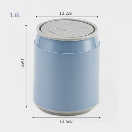 Desk Dust Bin Mini Desktop Bin SININEN