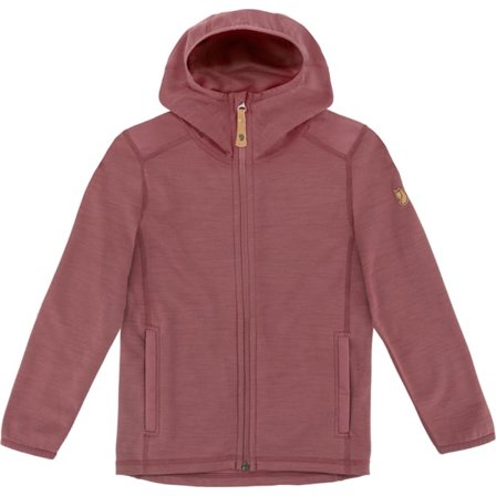 Fjällräven Kids Keb Fleece Hoodie in Mesa Purple | Size: 128, G-1000/Ull