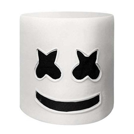 Marshmellow Hodeplagg Full Ansikt Hode Halloween Maskerade Cosplay Kostyme for Menn Kvinner Barn