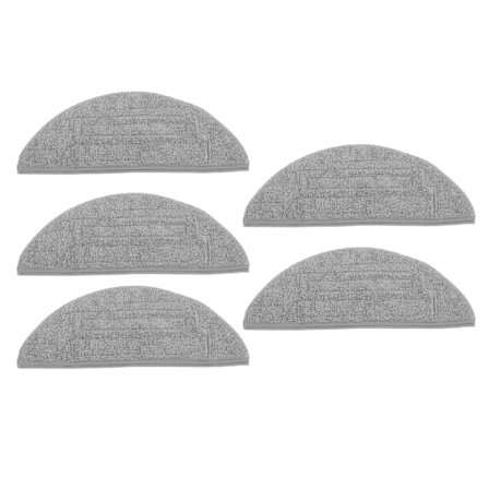 5 st utbytesmoppdynor Mikrofibermoppduk för Roborock S8 Pro Ultra Robotdammsugare