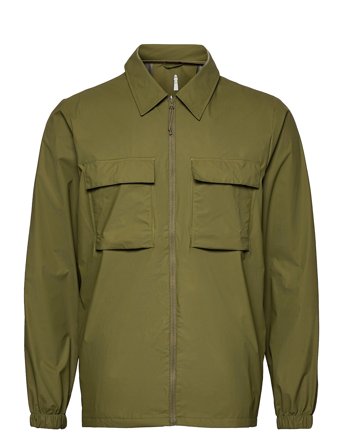 Ultralight Zip Shirt Green Rains