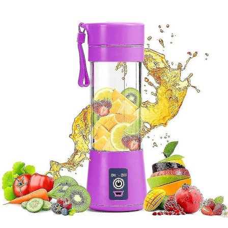 Ml Bärbar USB-mixer med laddningsbart batteri - Juiceblandare