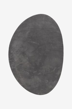 KM Home - Vaskbart teppe Soft - Grå - Lugg- & ryetepper - 240X340 - Fra Homeroom