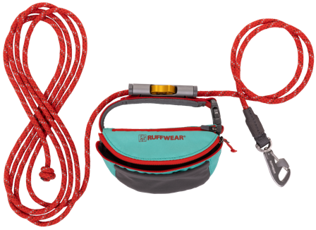 RuffWear Hitch Hiker Leash Aurora Teal - Kobbel