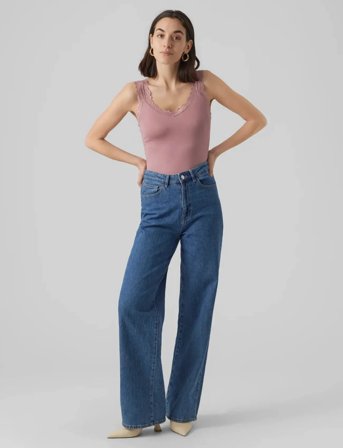 Vero Moda Vmrosa Sl Top Jrs Noos - Pink - M