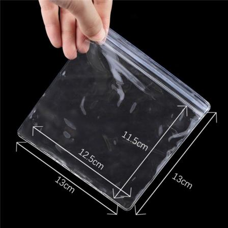 100 stk/parti Zip Lock Bag Selvforseglende oppbevaringsposer 13X13CM 13x13cm