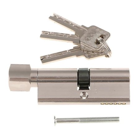 70mm Cylinderrörstillbehör Inomhus Dörrlåscylinder i Zink-legering Europeisk Standard