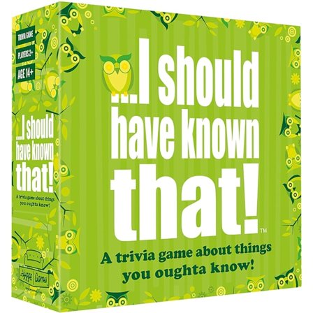 Jag borde ha vetat det! Trivia Game Green