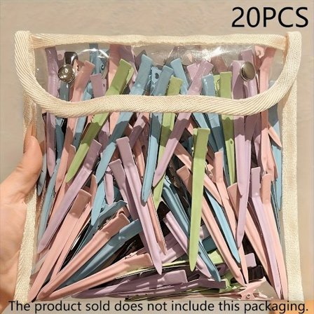 20 stk. Sømløse andenebb hårklemmer rot volum styling assorterte farger