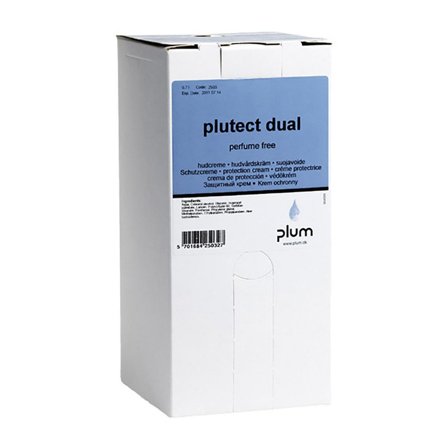 PLUM Hudvårdskräm Plutec Dual 700ml - Lyreco - Städ och hygien - Tvål och hygien - Hand- och hudcremer
