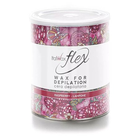 800g Flex - Raspberry - Varmt Vax Burk - Italwax