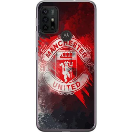 Motorola Moto G30 Läpinäkyvä kuori Manchester United FC