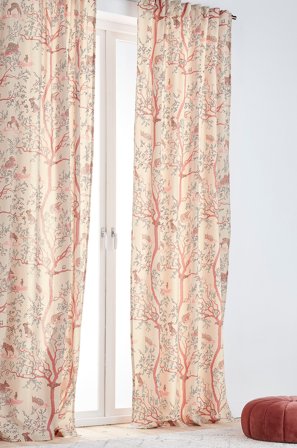 Jotex - Multifunksjonsgardin 2-pk Økologisk Rosa - MALOU - Kjøp Barnegardiner hos Jotex