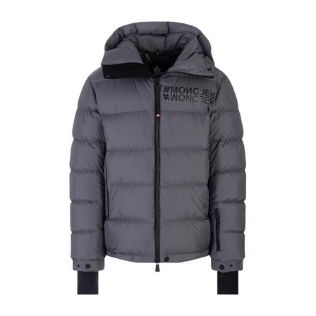 Moncler, Down Jackets Szary, Mężczyzna, Rozmiar: M