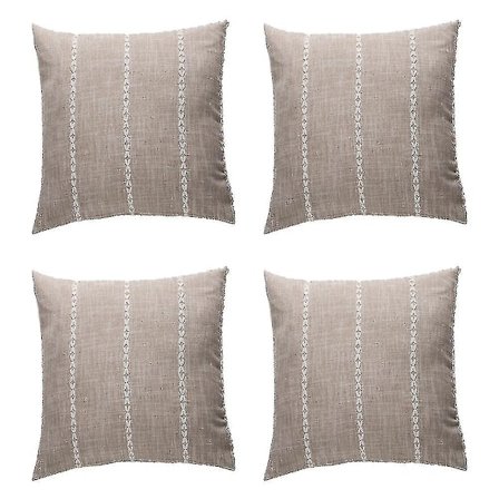 4 st Geometriska Kuddfodral Rutiga Kuddfodral Vardagsrum Soffa