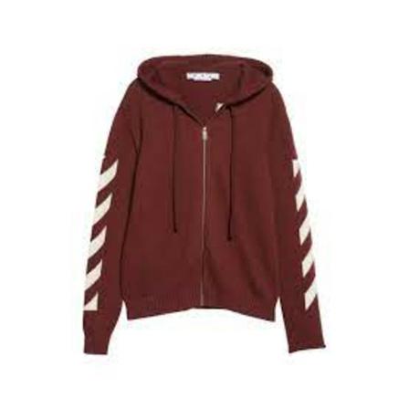 Off White, Sweatshirts ; Hoodies Rood, Heren, Maat:M