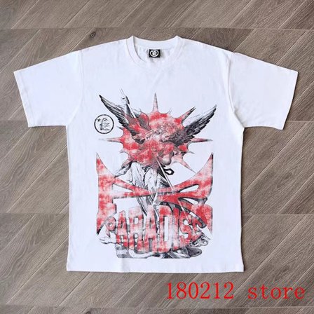 T-shirts Herr Dam Street Hög Kvalitet 100% Casual Gotisk Kortärmad T-shirts