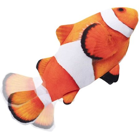 Elektrisk floppy fisk katt leksak, mobil katt sparkar fisk leksak, realis