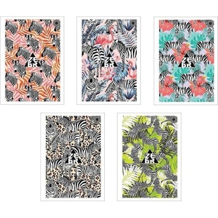 Anteckningsbok - Loggbok Ziemia obiecana Anteckningsbok Terra Promise A5/96 K, randig (5 delar)