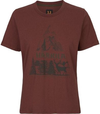 Härkila Nature S S T-Shirt Women Hot Chocolate