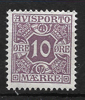 Danmark - AFA Avisporto 4 - Ubrugt