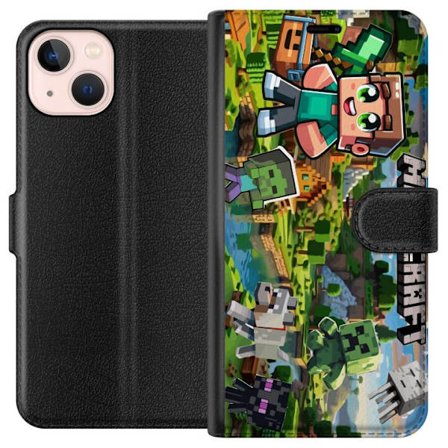 Kompatibel Tegnebogsetui til Apple iPhone 13 mini Lady Gaga The Fame sort-hvidt portræt med store solbriller i minimalistisk pop-æstetik