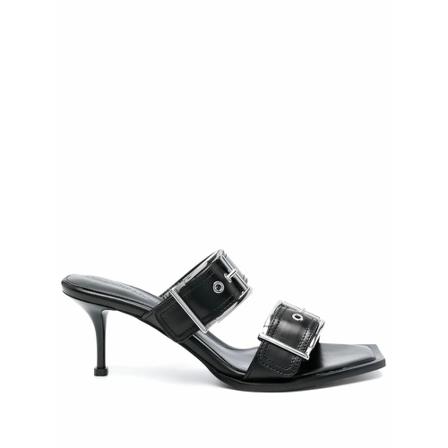 Alexander McQueen, High Heel Sandals Czarny, Kobieta, Rozmiar: 38 EU