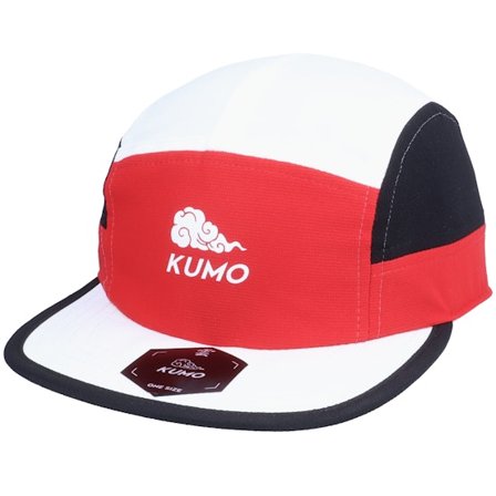 Kumo - Rød 5panel Caps - Logo Cloudfit Red/White/Black 5-Panel @ Hatstore