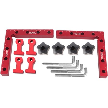 3-delad C-klämma G-klämma set kraftig set träbearbetning klämma svets handtag hållare snickeri verktyg (2")