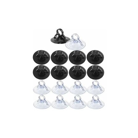 45 mm sugekop, 60 stk. klare sugekopper, bilsugekop uden kroge, lille klar sugekop til solskærm i bil, køkken, badeværelse, vægspejl,