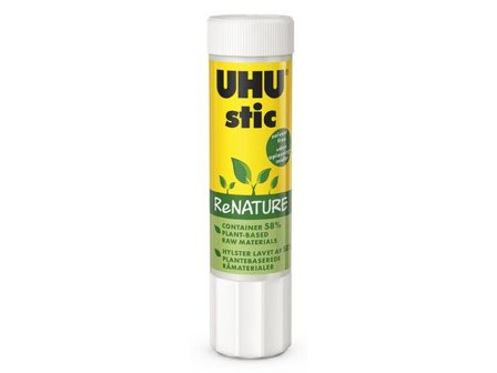 Uhu Limstift ReNature tvättbart och genomskinligt 21g - Lyreco - Kontorsmaterial > Tejp lim och häftmassa > Limstift