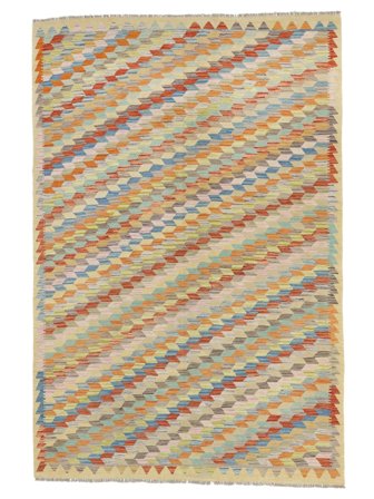 Kilim Afghan Old Style Rug Oriental Brown/Orange (Wool, Afghanistan)