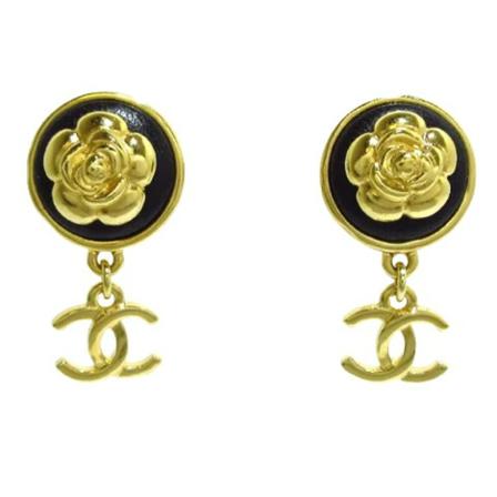 Chanel Vintage - Vintage Smycken - Gul - Dam - Storlek: One Size, Dam, Storlek: ONE SIZE