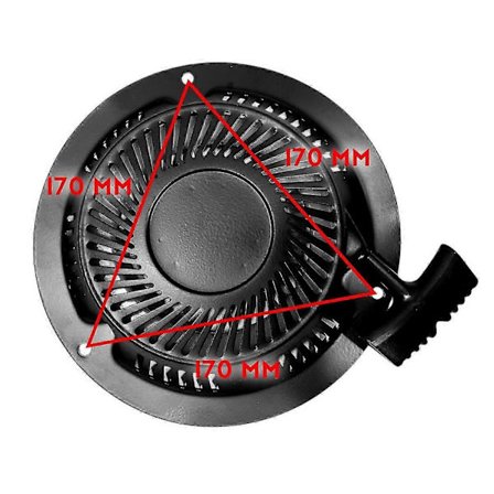 Startkabel for gressklipper/jordfreser (også egnet for produkter fra andre produsenter) (LGL)