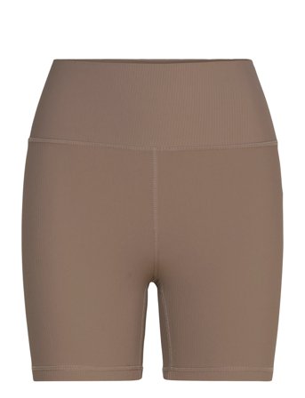 aim ́n Ribbed Performance Midi Biker Shorts - Beige - XL