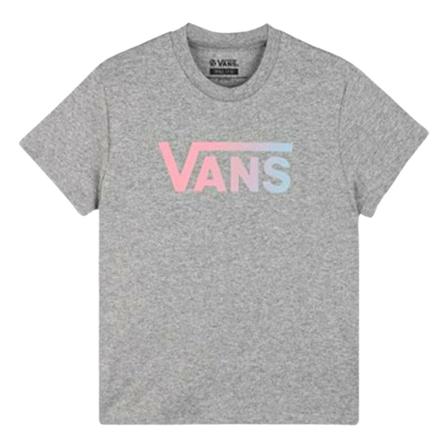 Vans, Logo-Print T-shirt Grijs, Heren, Maat:L,Katoen