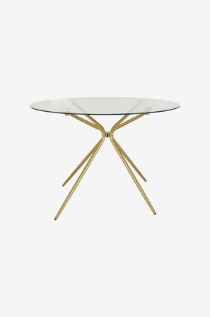 Loft24 - Spisebord Silvie Ø110 - Messing - Spiseborde - Fra Homeroom