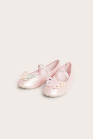 Kappahl | Ballerinasko med sommerfugler Lyserosa 25 | Lyserosa