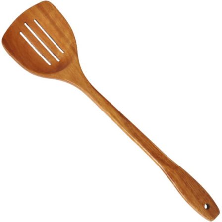 1 stk. trekokkespade, tre hull, ikke-klebende