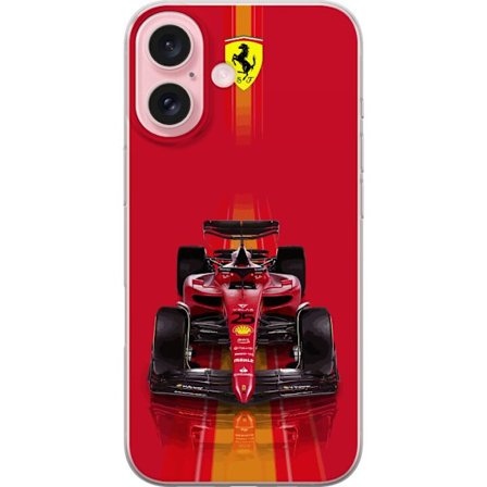 Kompatibel Mobilcover til Apple Apple iPhone 16 Ferrari Formel 1-bil i ikonisk rød design med sportslig præcision