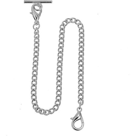 Fickurkedja - Vintage Design Kedja Dubbel Albert T-bar Kedja Cowboykedja Gåva