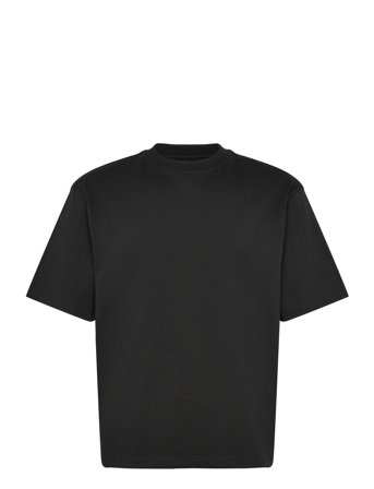 Weekday Relaxed Fit Short-Sleeved Cotton T-Shirt - Black - S