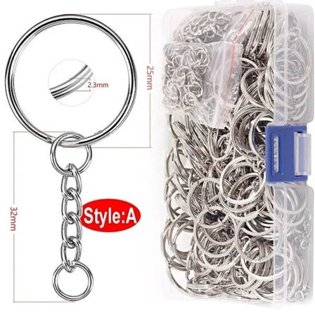 100 stk nøkkelring blank nøkkelring A A