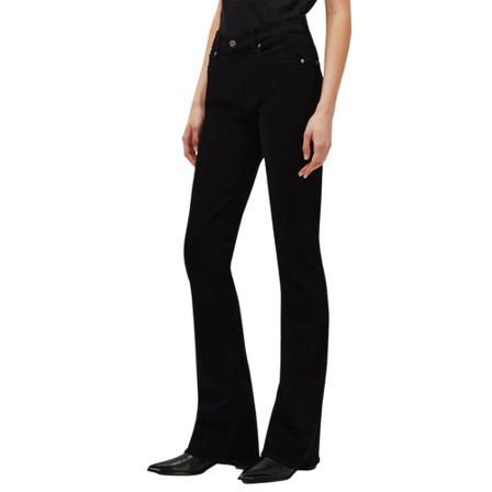 7 For All Mankind, Flared Jeans Zwart, Dames, Maat:W31