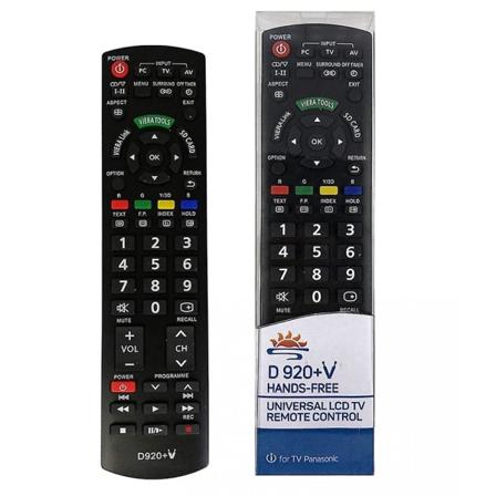 Alla modeller Panasonic D920+V TV-fjärrkontroll Universal TV-fjärrkontroll
