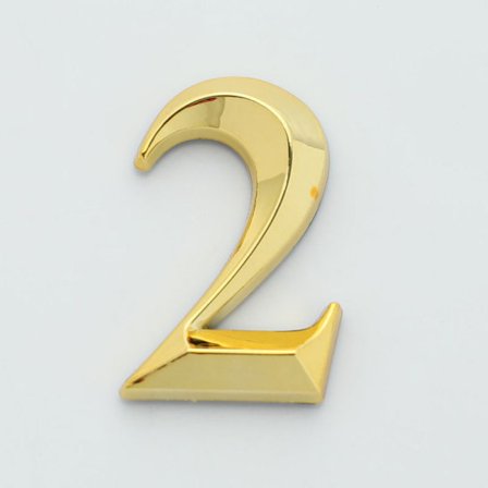 1 st höjd 5 cm gyllene hemdekal adressdörrsetikett guldläge