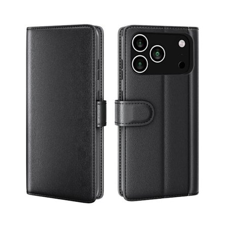 iPhone 17 Pro Max Cover in Leather - Black